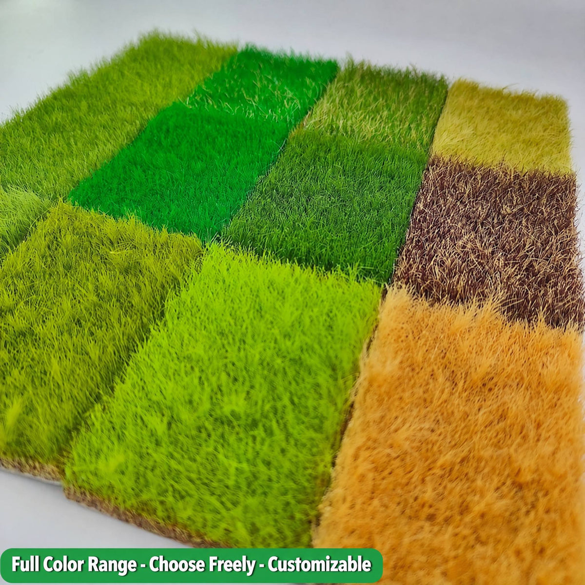 Tearing a piece from 12mm grass sheet - Wargame Base World
