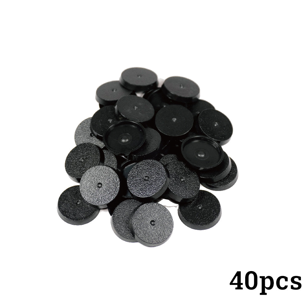 25mm Round Bases - Compatible with Warhammer 40k & Leading Tabletop Miniatures - Wargame Base World