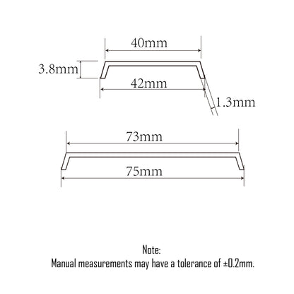 75x42mm Oval Bases - High-Impact Plastic Foundation for Heavy Cavalry & Bikers - Wargame Base World
