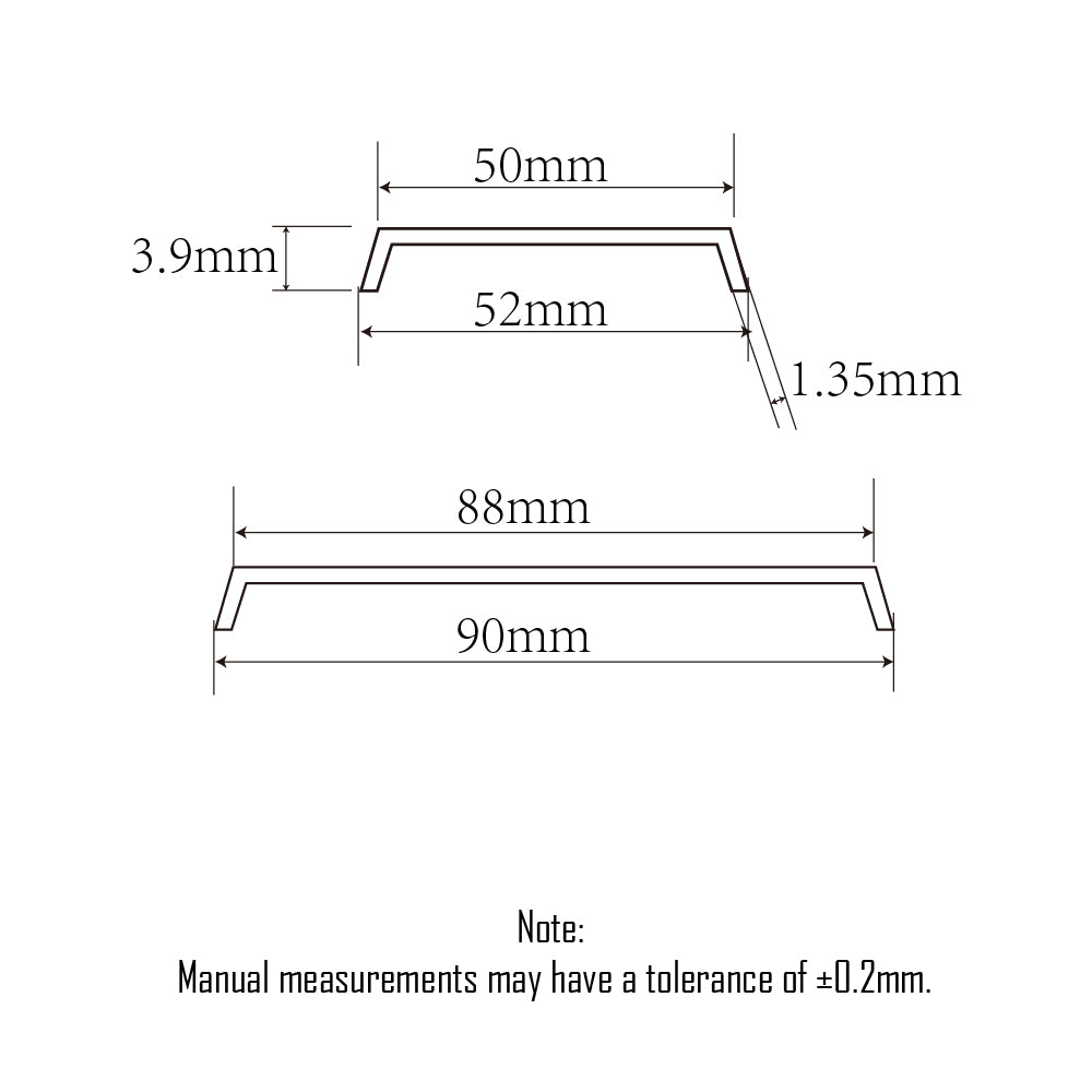 90x52mm Oval Bases - Precision Plastic Foundation for Heavy Cavalry & War Machines - Wargame Base World