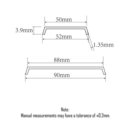 90x52mm Oval Bases - Precision Plastic Foundation for Heavy Cavalry & War Machines - Wargame Base World