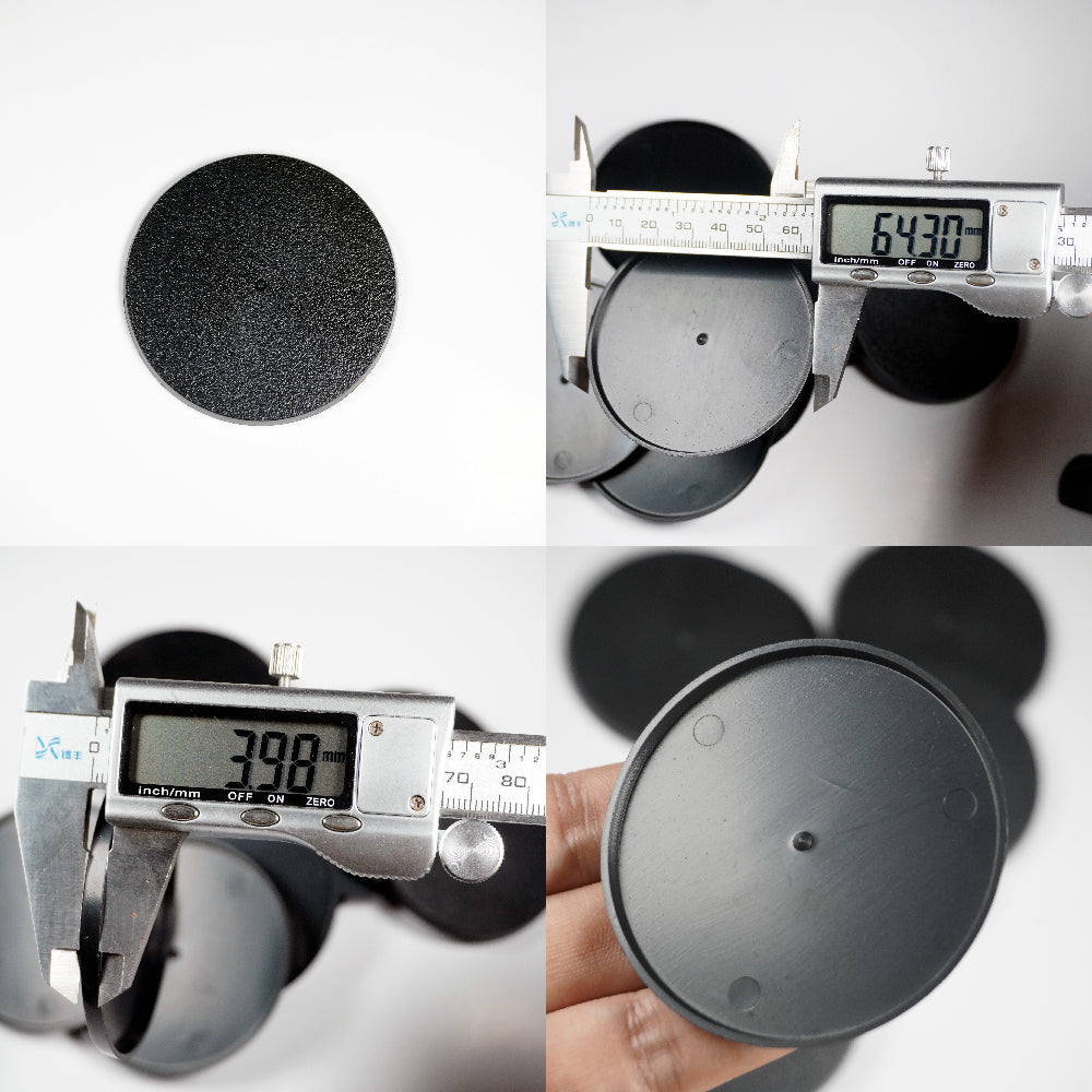 Plastic 60mm Round Bases For 3D print Miniature