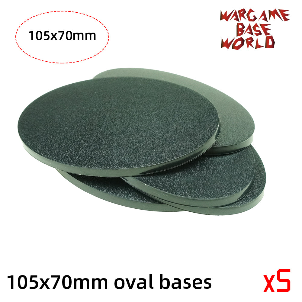 Oval bases -105x70mm oval bases for Warhammer - WargameBase Store