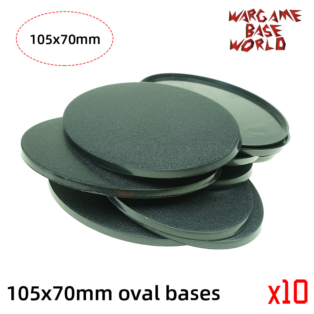 Oval bases -105x70mm oval bases for Warhammer - WargameBase Store