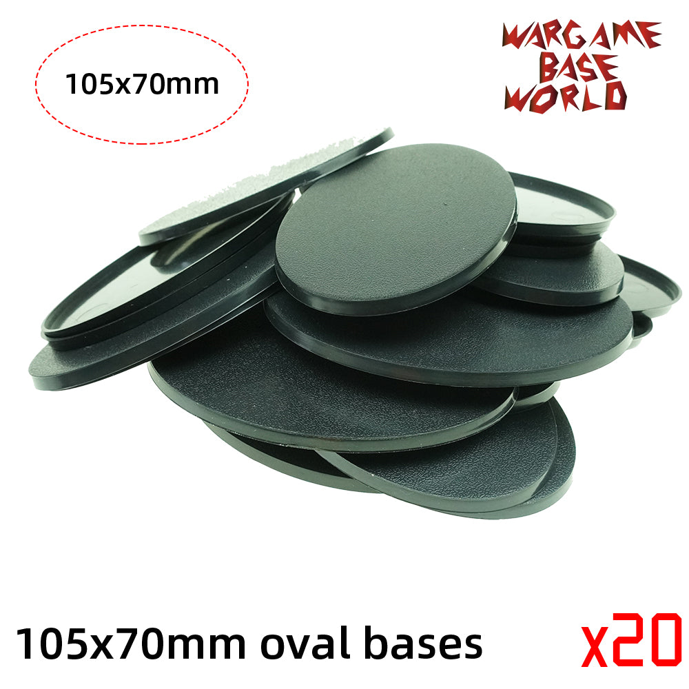 Oval bases -105x70mm oval bases for Warhammer - WargameBase Store