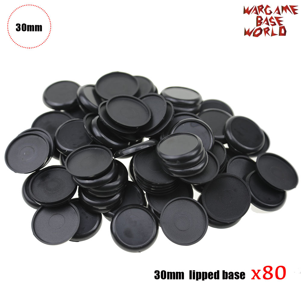 Wargame Bases - 30mm Lipped bases - WargameBase Store