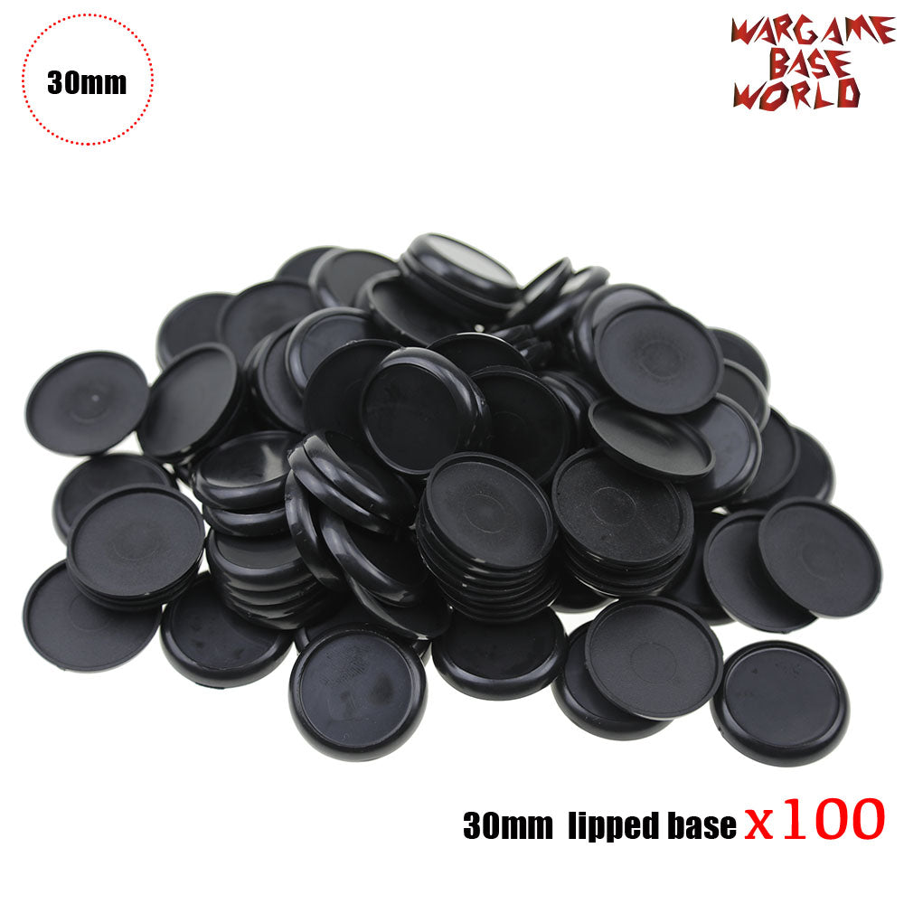 Wargame Bases - 30mm Lipped bases - WargameBase Store