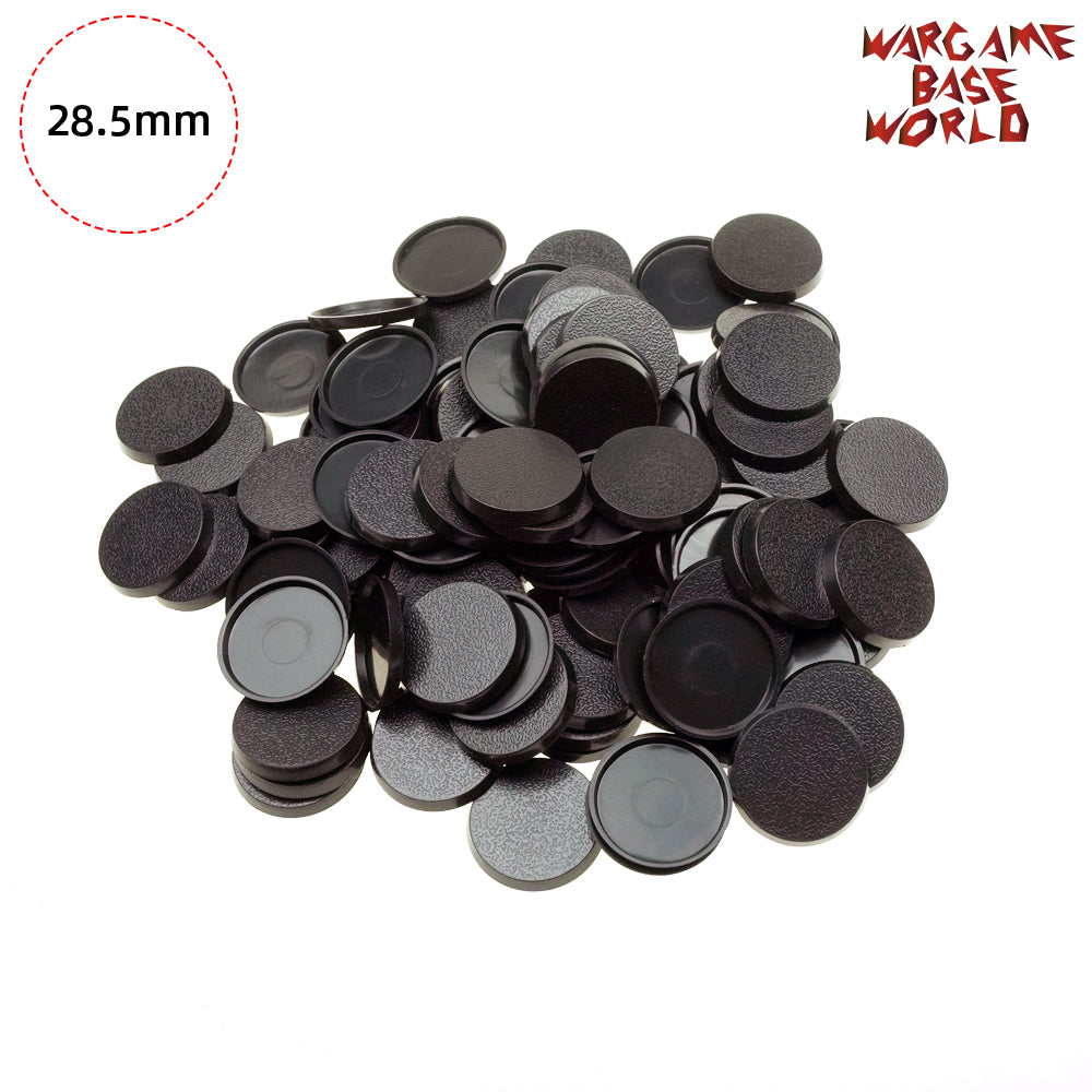 Wargame Base World - Lot of 28.5 Round Warhammer Bases for Miniatures