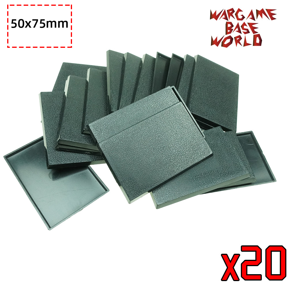 Rectangle bases - 75x50mm rectangle bases - WargameBase Store