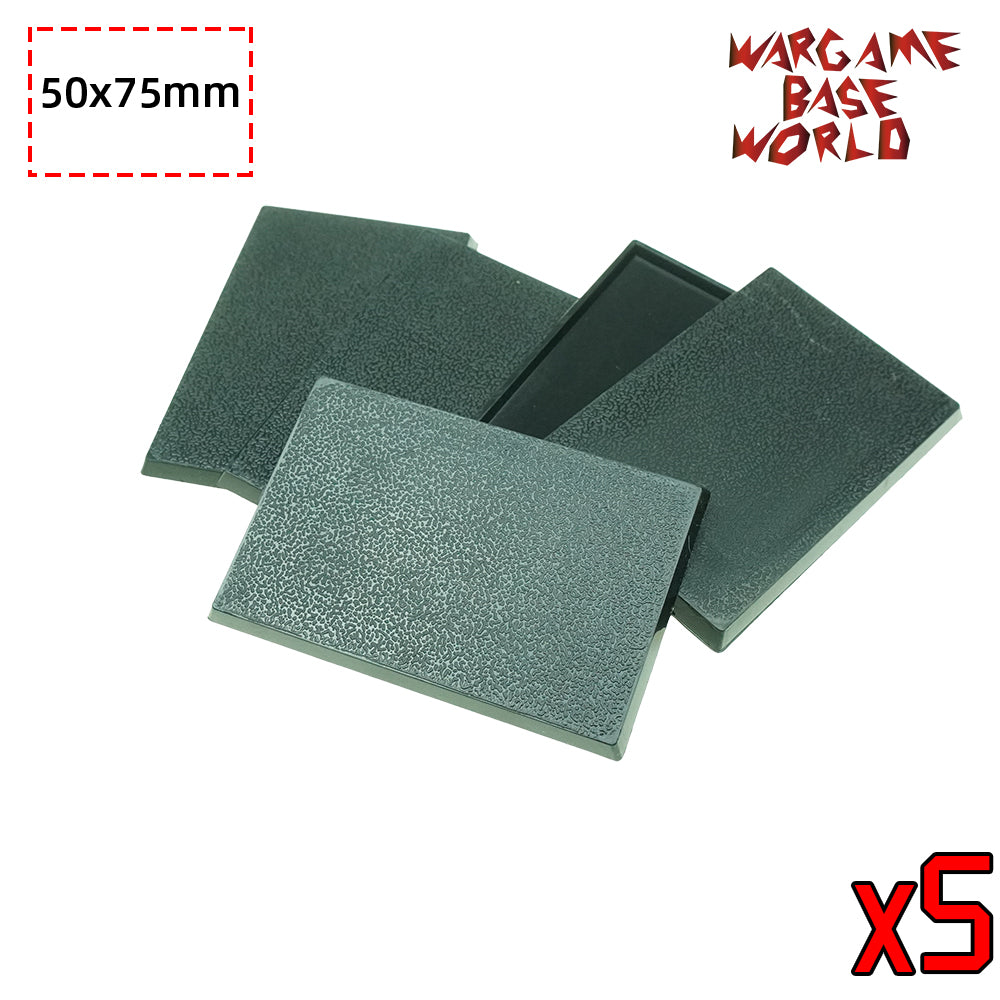 Rectangle bases - 75x50mm rectangle bases - WargameBase Store