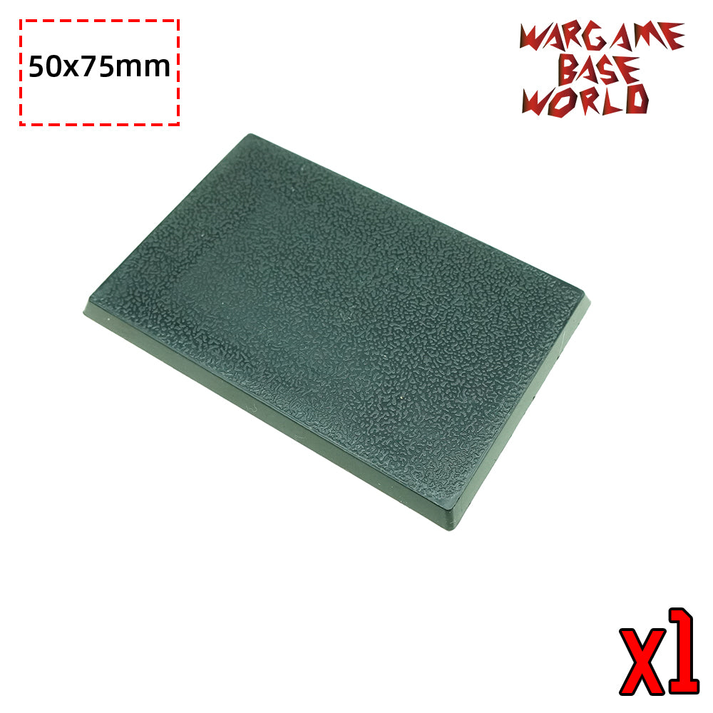 Rectangle bases - 75x50mm rectangle bases - WargameBase Store