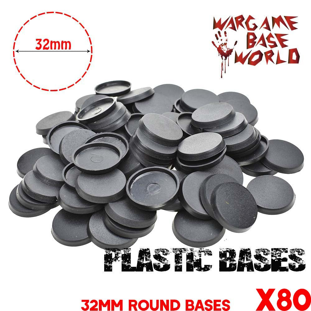 Wargame Base World - Lot of 80 32mm bases for space marines miniatures - WargameBase Store