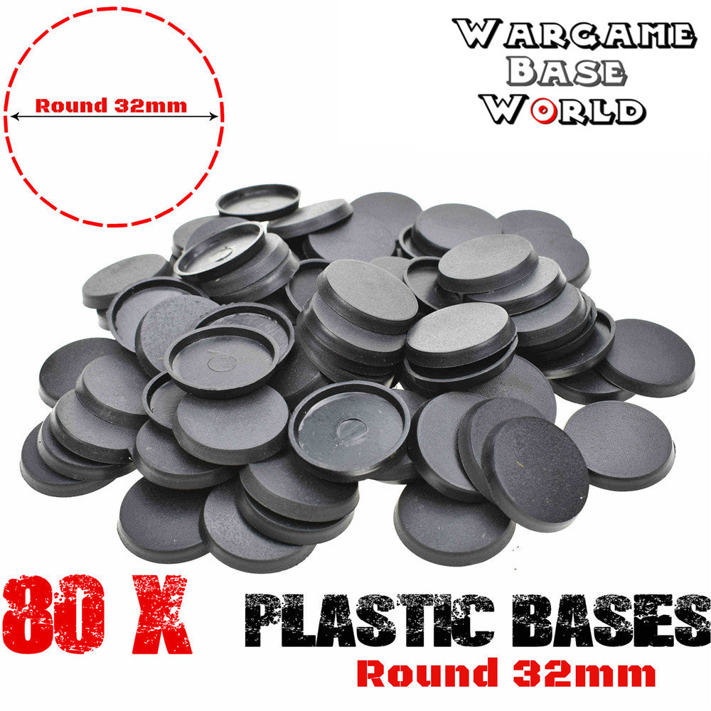Wargame Base World - Lot of 80 32mm bases for space marines miniatures - WargameBase Store