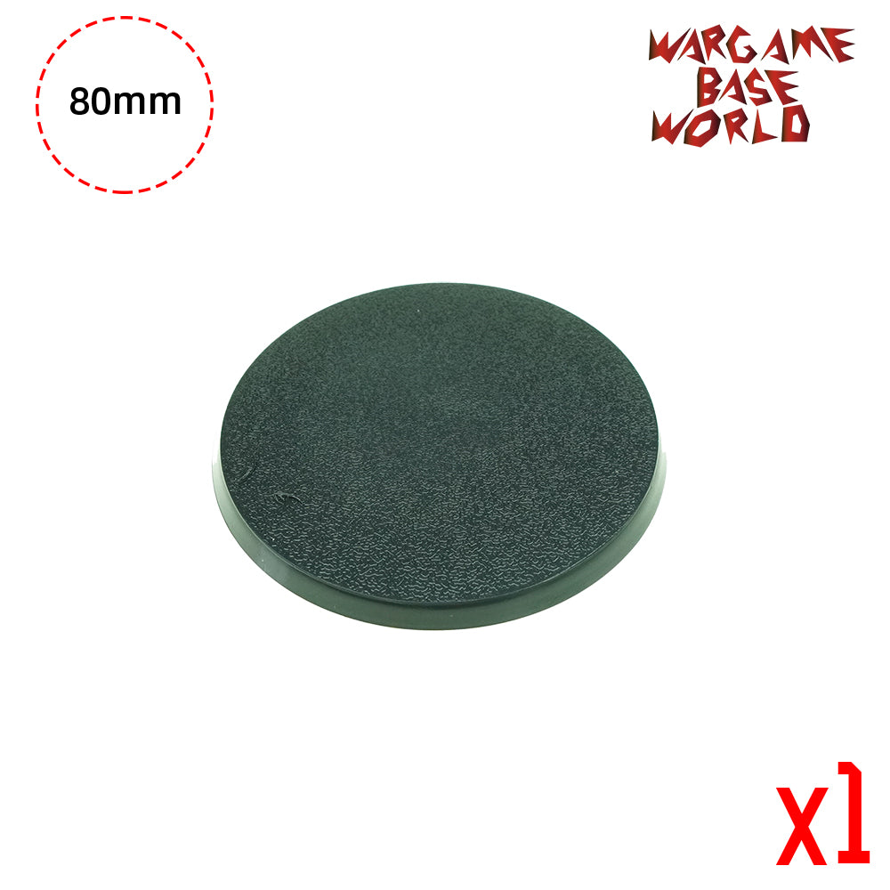 Round bases - 80mm round bases - WargameBase Store