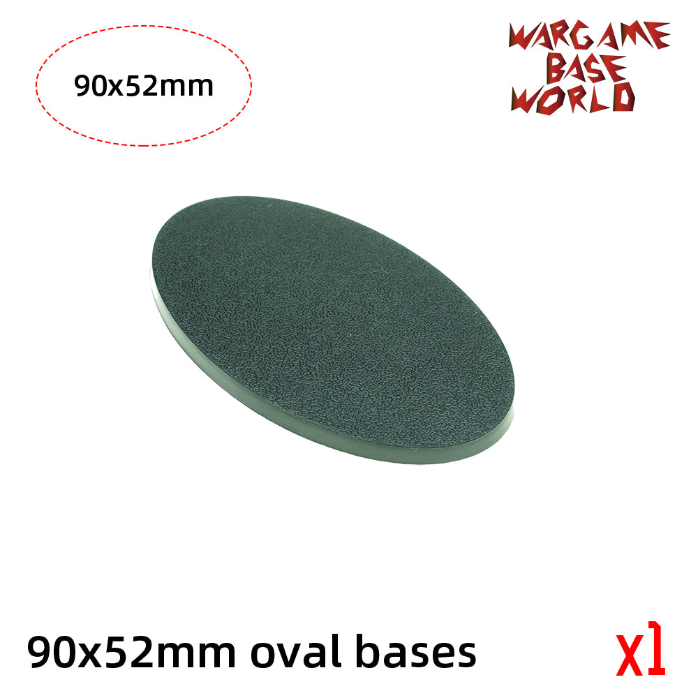 Oval bases -90x52mm oval bases - WargameBase Store