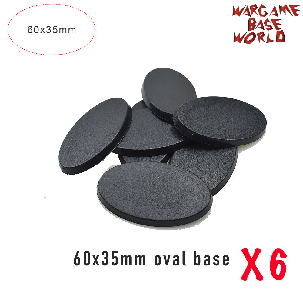 Oval bases - 60x35mm oval bases. - WargameBase Store