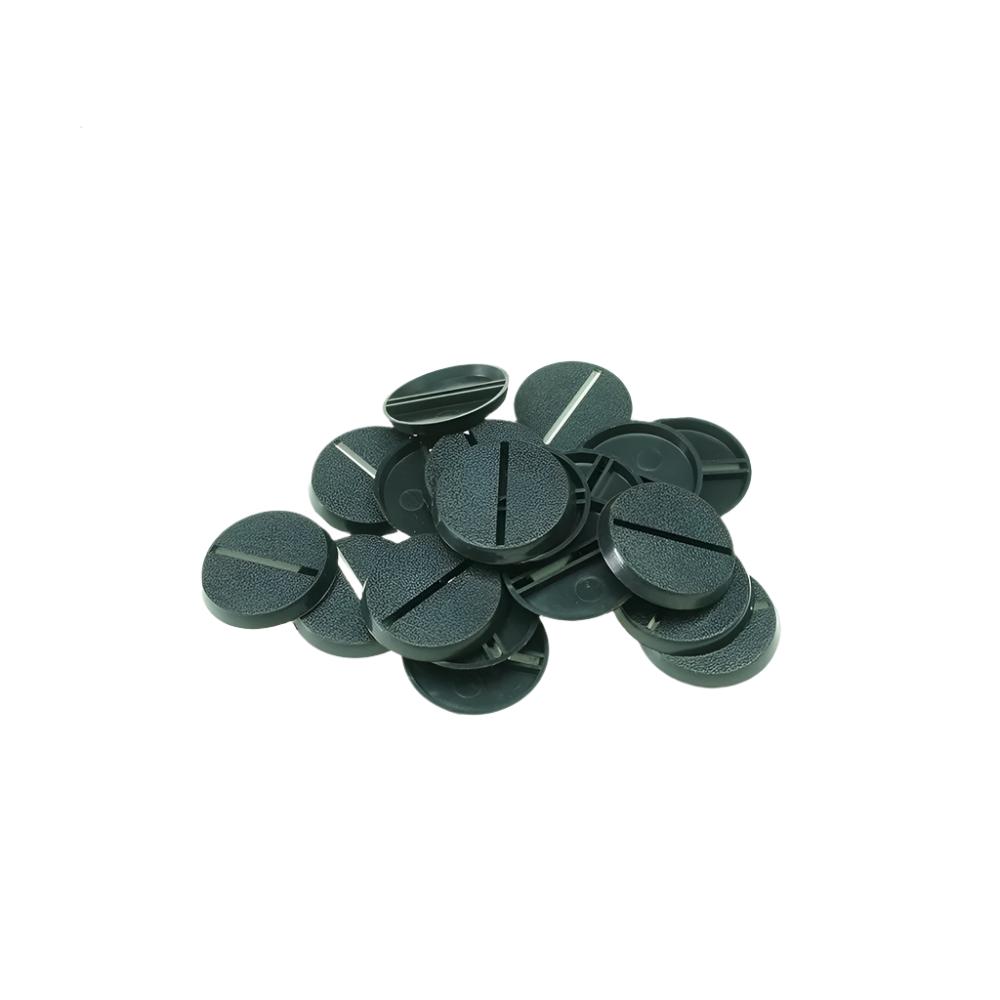 Wargame Base World - Lot of 32mm Slot Round Warhammer Bases for Miniatures - WargameBase Store