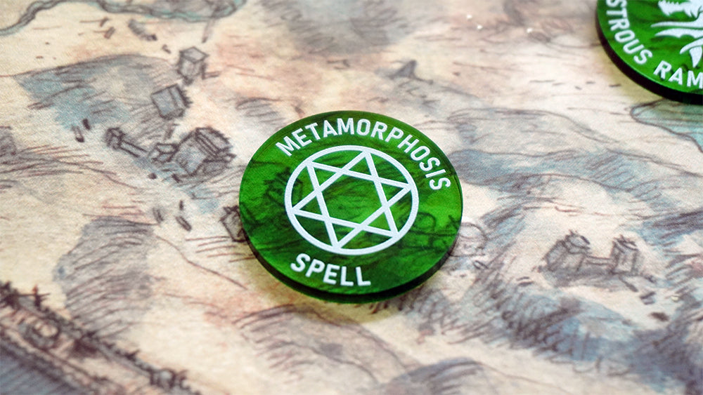 Tabletop Spells/Psychics/Abilities tokens Set for WH/AOS - AOS Tokens 22pcs UV print NO NEED PAINT - WargameBase Store